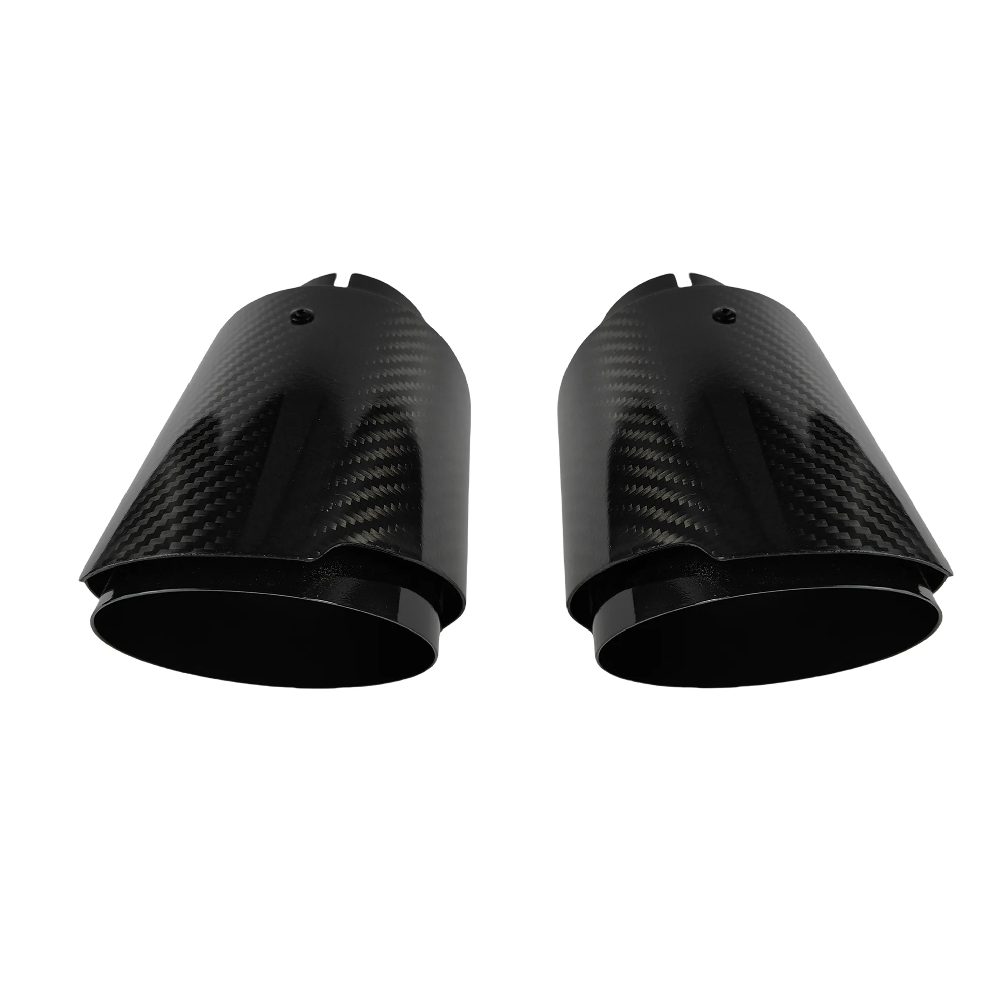 Universal Carbon Fiber Stainless Steel Exhaust Tip 3