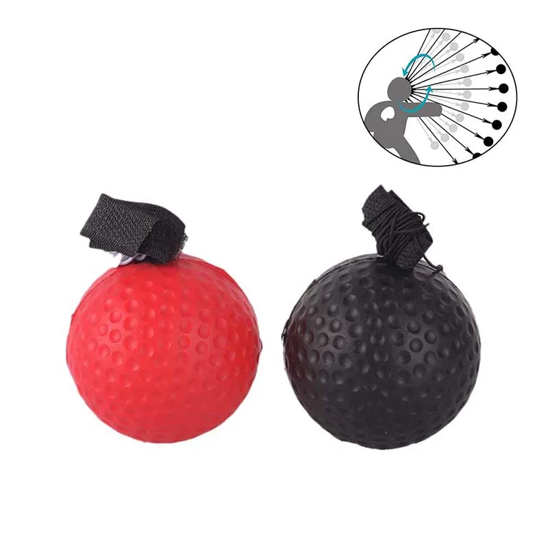 Fighting Boxing Reflex Ball for Reflex Speed Training MMA Boxing Punch Muay Thai Exercise Bumper Ball Equipment Boxing Punching Bag Boxing Speed Ball Boxing Reaction Ball 1 PCS