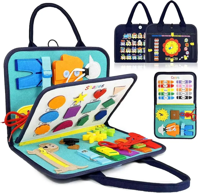 Hot Sale Toddler Felt Books Felt Busy Books Early Learning Montessori Educational Toys for Children Kids