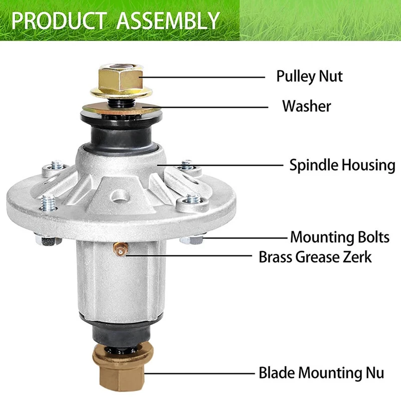 1 Piece Replaces 285-851 Spindle Assembly Metal Lawn Mower Accessories For John Deere D100-D160,LA100-LA165,X110,X120