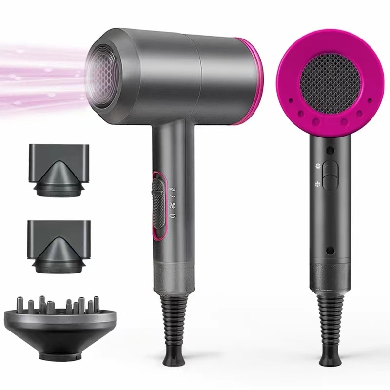 

1800W Professional Hair Dryer With Diffuser Ionic Conditioning - Powerful, Fast Hairdryer Blow Dryer