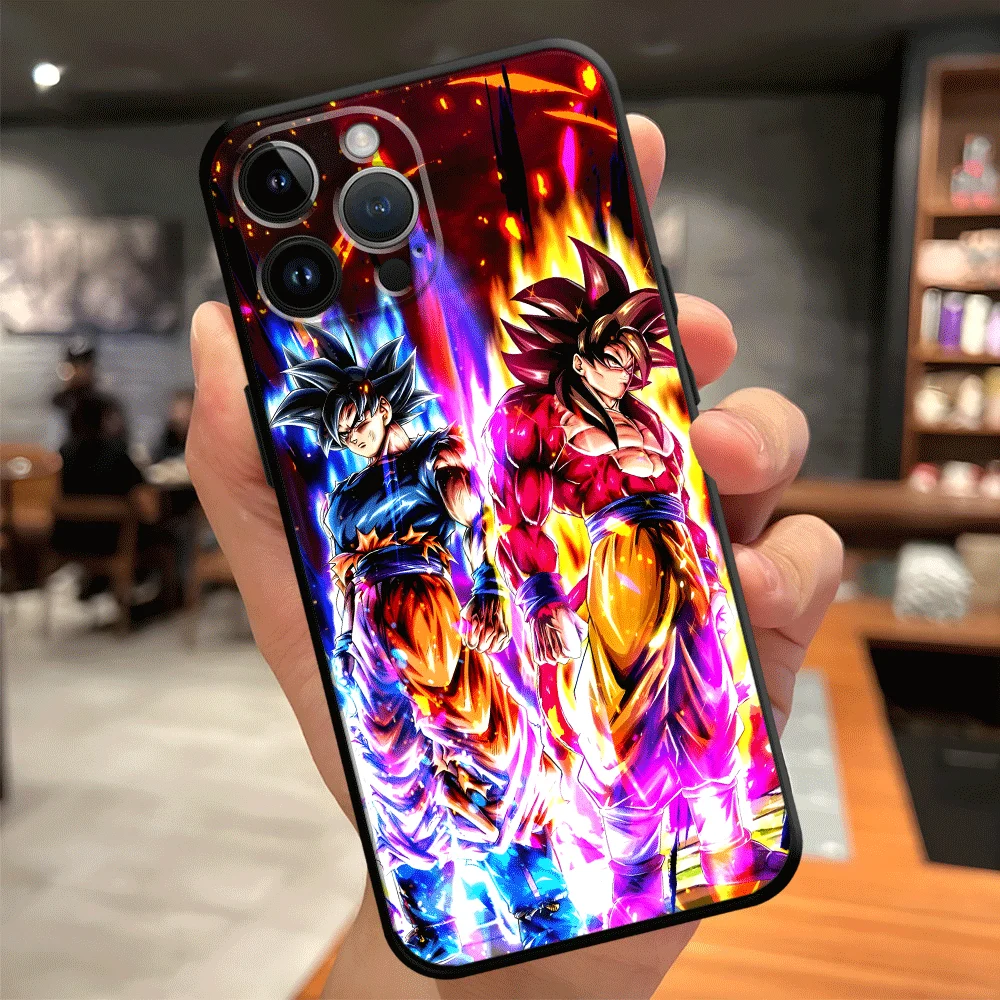 Hülle für iPhone 17 Pro Max 7 8 SE 14 15 16e 16 Plus X XR 11 Air 13 Mini 12 Soft Phone Cover 15+ 16Pro 16+ Dragon Ball Goku – Detail 2