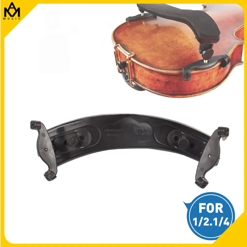 

Adjustable Universal Type Violin Shoulder Rest Plastic Black Padded For 1/2 And 1/4 Fiddle Acoustic Accessory