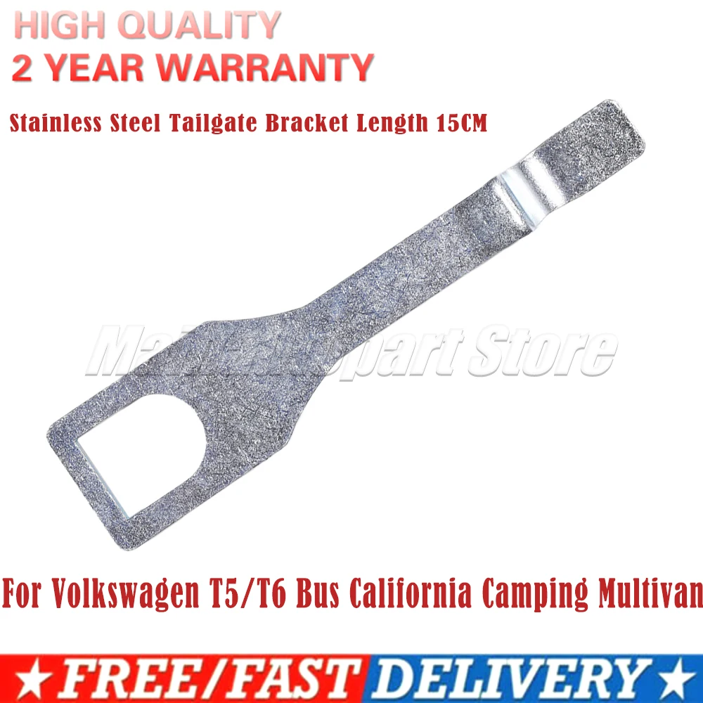 Per Volkswagen T5/T6 Bus California Camping Multivan Staffa Portellone In Acciaio Inox Lunghezza 15Cm