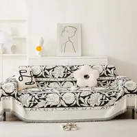 Chenille Jacquard Sofa Towel Sofa Cover Cloth Towel All-inclusive Sofa Cover Dust Cloth Household Sofa Protective Cover 1