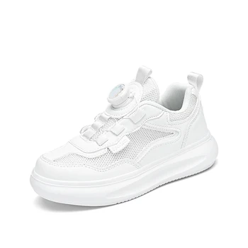 Scarpe bianche per bambini Ragazze Ragazzi per la scuola Scarpe sportive casual Sneakers Bambino Estate Traspirante Suole morbide Leggere