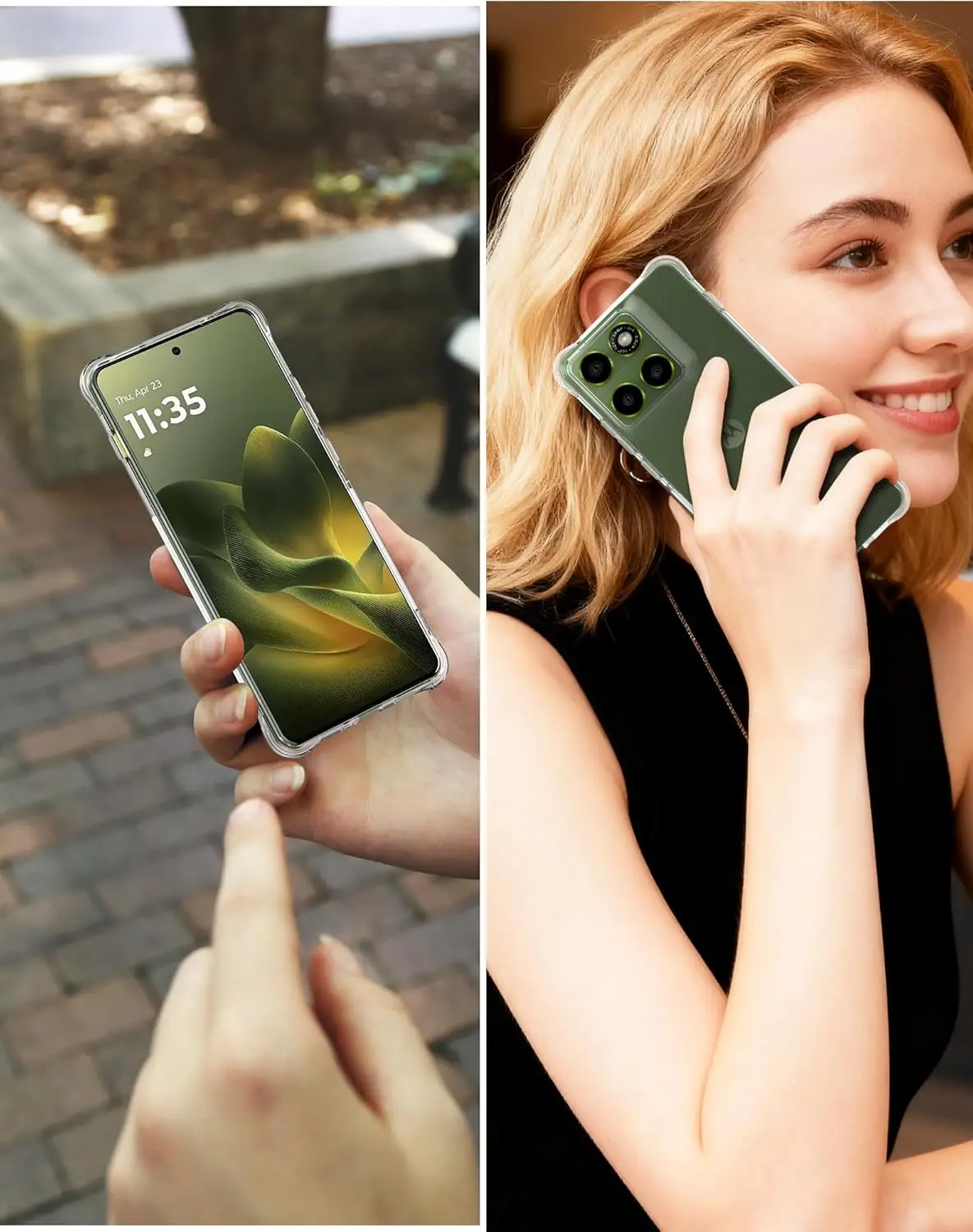 Reinforced Corner Clear Shockproof TPU Case with Camera Protection