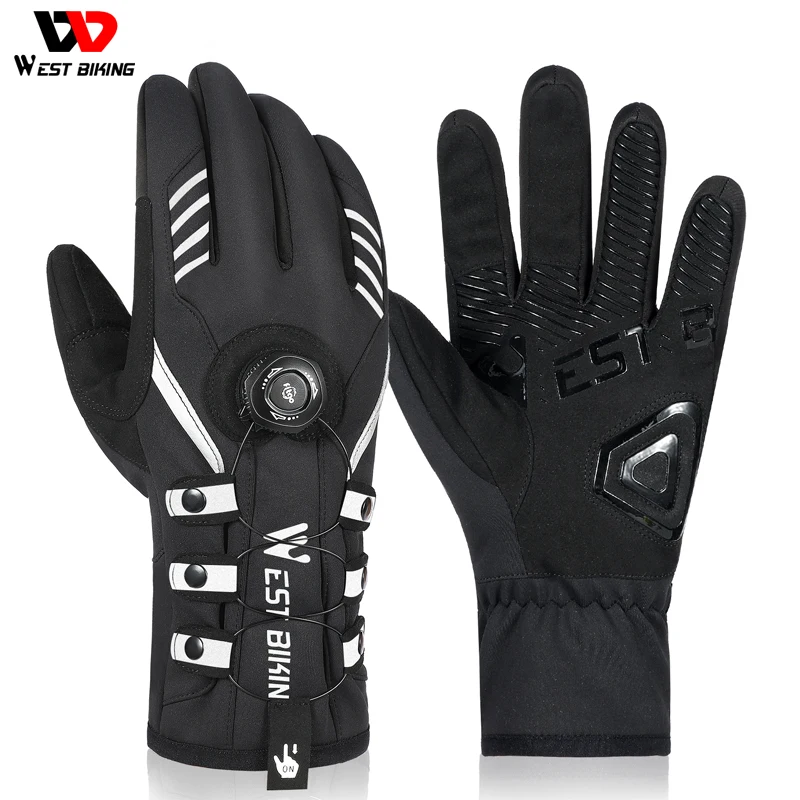 Thermal Mtb Cycling Gloves Adjustable Bike Gloves Rotating Tightloose Biking Aliexpress
