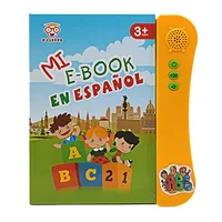 Spanish Learning Sound Book Reading Machine Children Early Educational Toys Multifunctional Music Baby E-book Kid Christmas Gift 1