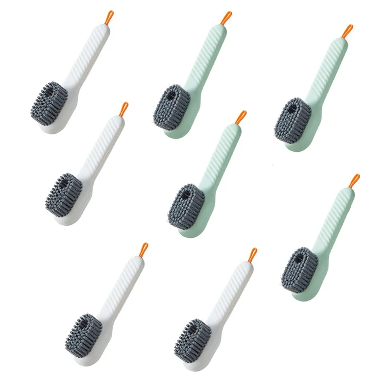 A82X-Shoe Brush Capable Of Adding Liquid Multifunctional Shoe Cleaner Brush Cleaning Tool For Soft Fur Clothes 5