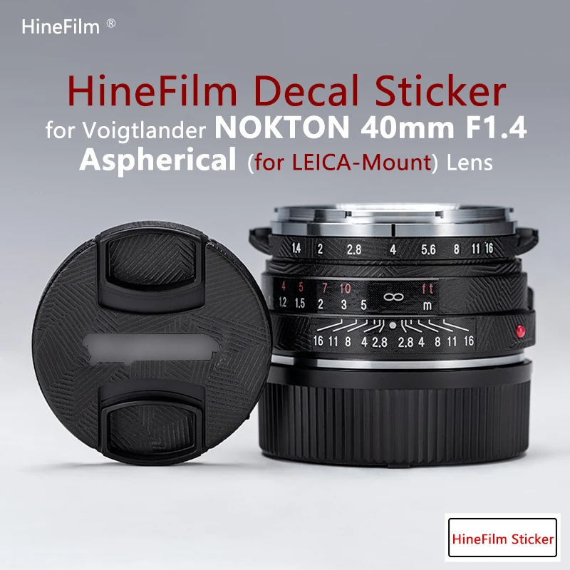Hinefilm Skin Per Voigtlander 40 F1.4 Leica Mount Lens Skin Per Nokton 40Mm F1.4 Adesivo Per Lenti Asferiche 40 F1.4 Pellicola Protettiva
