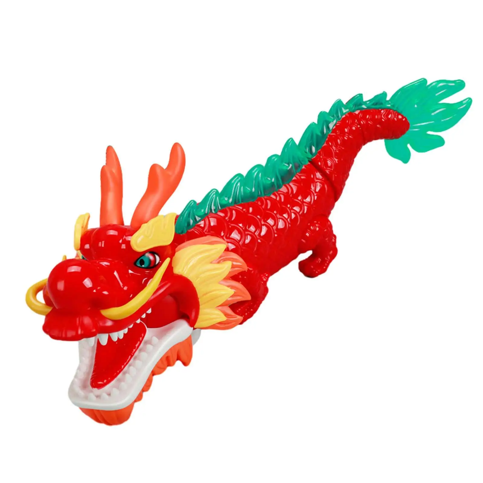 Electric Chinese Dragon Toy Interactive with Music and Lights Educational for Ages 1 2 3 Years Old Baby Kids Children Boys Girls