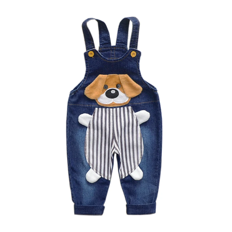 IENENS Toddler Overalls Baby Dungarees Kids Boy Jeans Jumpsuit Clothes Clothing Infant Playsuit Trousers 0-4 Years Denim Pants