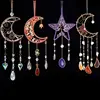 7 Chakra Crystal Gems Sun Catchers Hanging Home Ornaments Raw Natural Stone Agate Amethyst Tree of Life Reiki Decoration Gifts 1