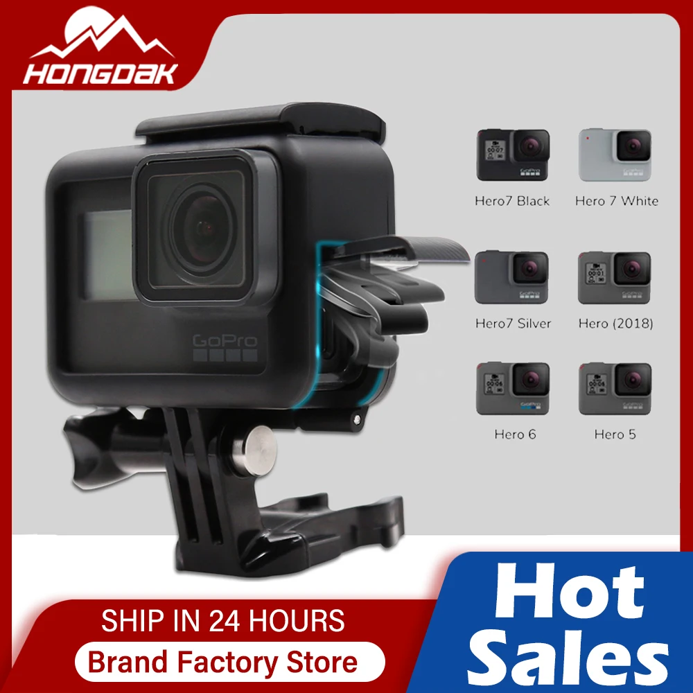 GoPro Accessories Protective Frame Case for GoPro Hero 7 6 5 Black  Camcorder Housing For GoPro Hero5 6 7 Action Camera