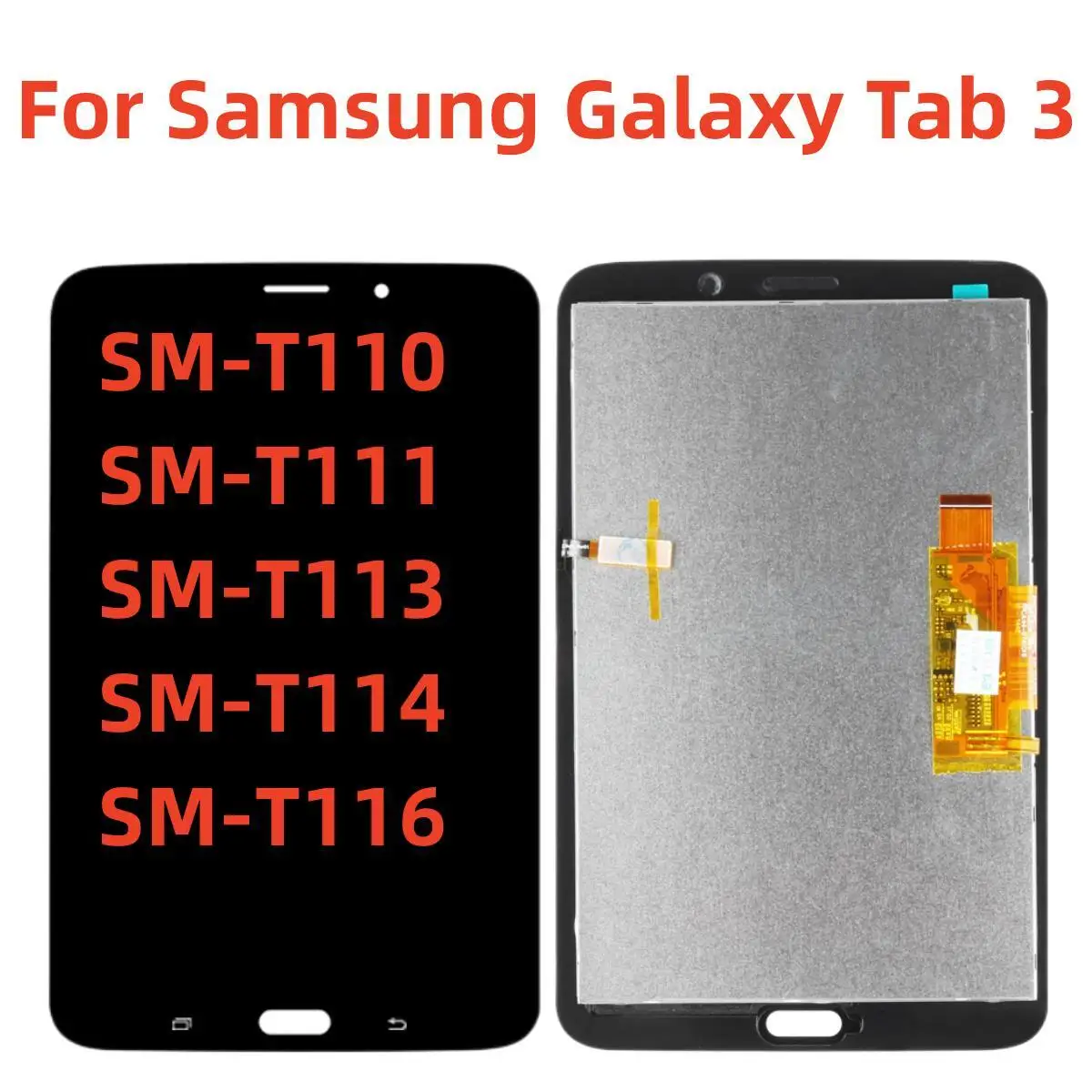 7 "Per Samsung Galaxy Tab 3 Sm-T110 Sm-T111 Sm-T113 Sm-T116 Sm-T114 Display Lcd Dello Schermo Di Tocco Di T110 T111 T113 T116 T114 Di Montaggio