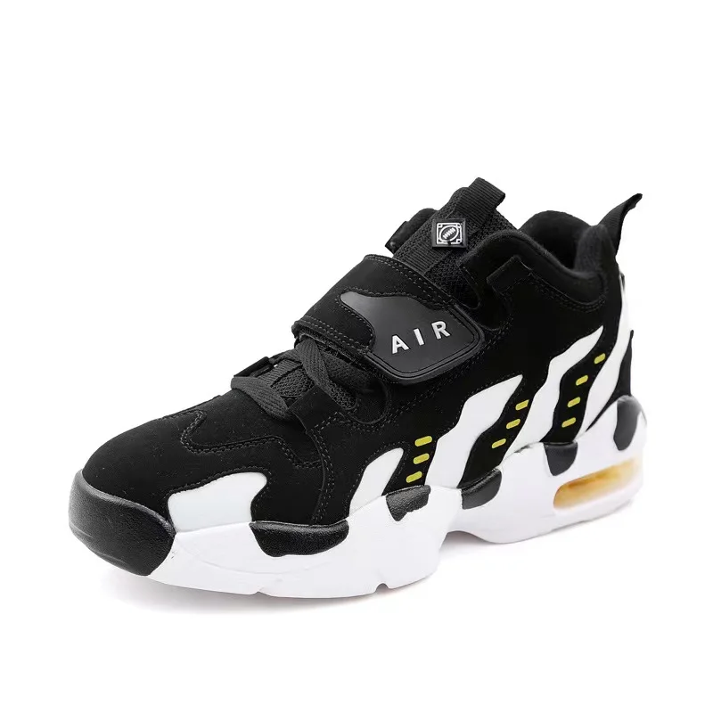 Air-cushioned Sports Shoes Young Unisex Male Female Students Casual Inside the High-Walking Couples Running Tide Sneakers