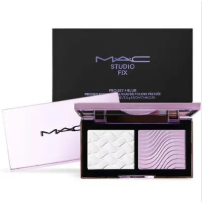 MAC Studio Fix אבקת גימור כפולה באור / לבנדר - איפור מקורי של Mac, איפור יופי