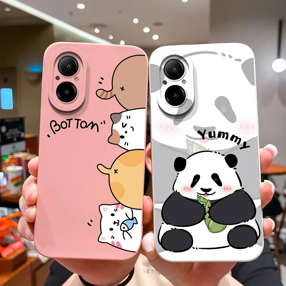 Cool Sweet Soft Liquid Silicone High-Quality Anti-Drop Phone Case - Back Cover Protection