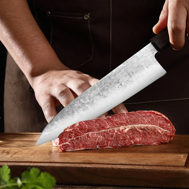 Professional Japanese Kitchen kitchen knife meat cleaver Forged Knife Set 5Cr15Mov Stainless Steel Meat Fish Fruit Vegetables Butcher Cleaver Knives