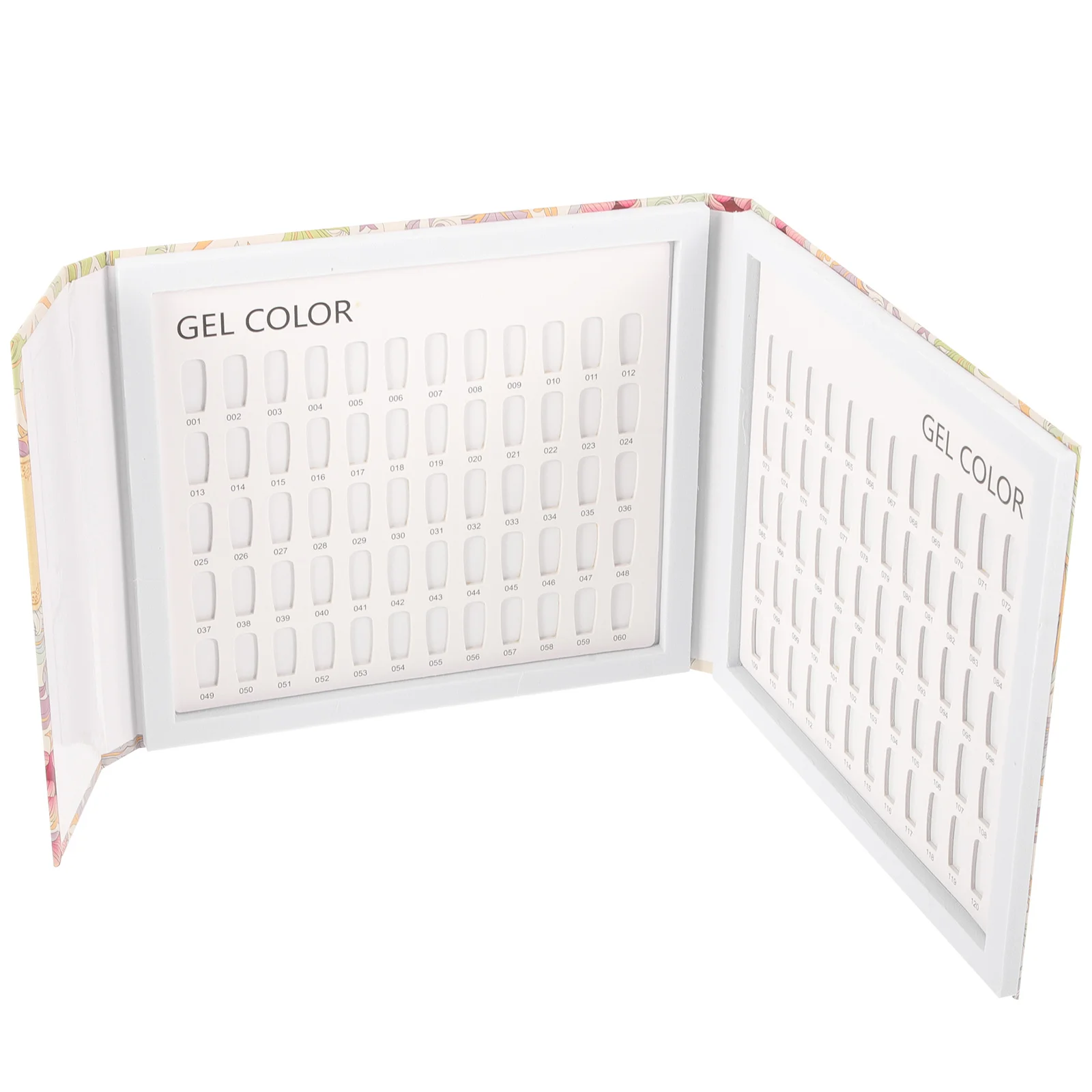 

Nail Color Book Nails Gel Show Card Sample Display Plate False The Manicure Board 160-color