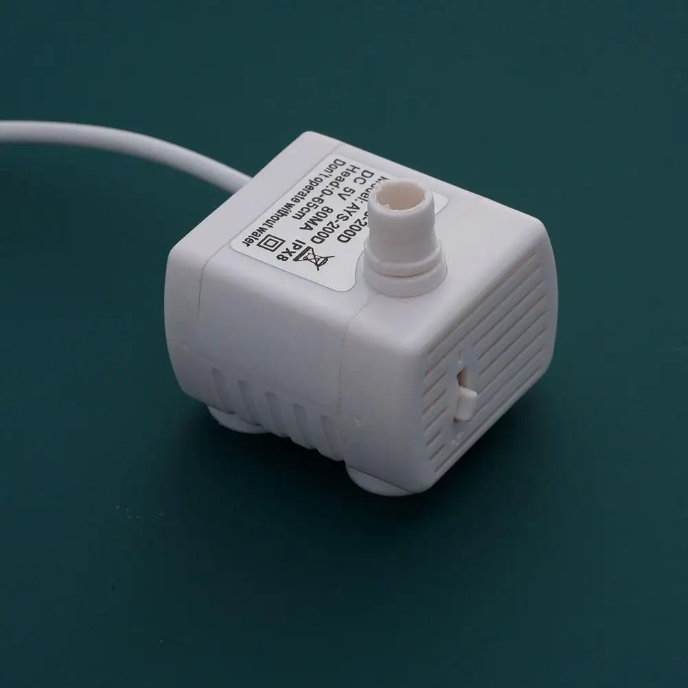 200l/h 2w Mini Submersible Pump Usb 5v Pet Water Brushless Pump Pumps Dispenser Dr-160 Water Motor Ultra-quiet Q1b2