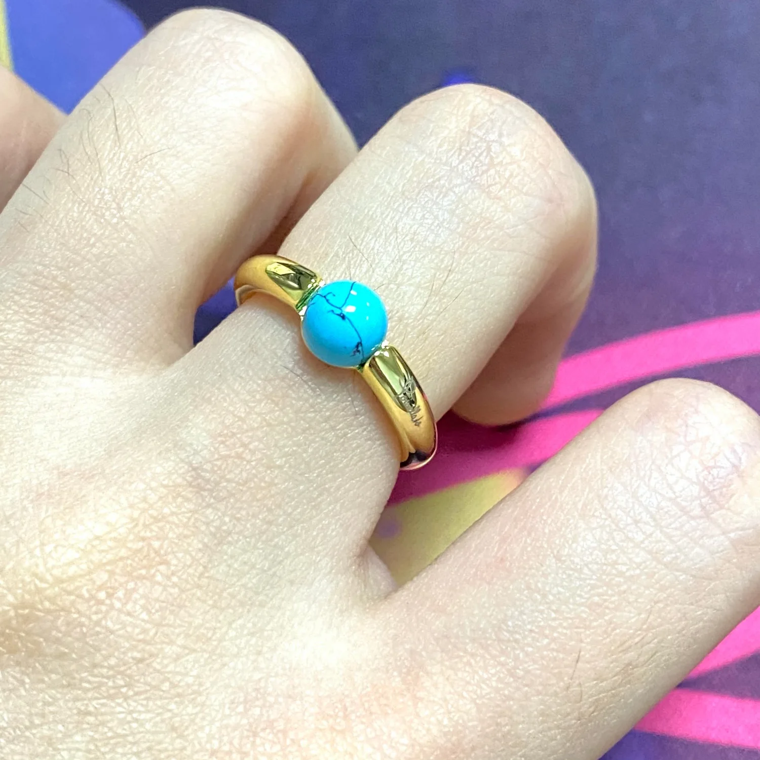 Classic Fashion Jewelry 23 Colors Natural Round Crystal Ring Gold Plated Wedding Rings For Women Best Birthday Gift