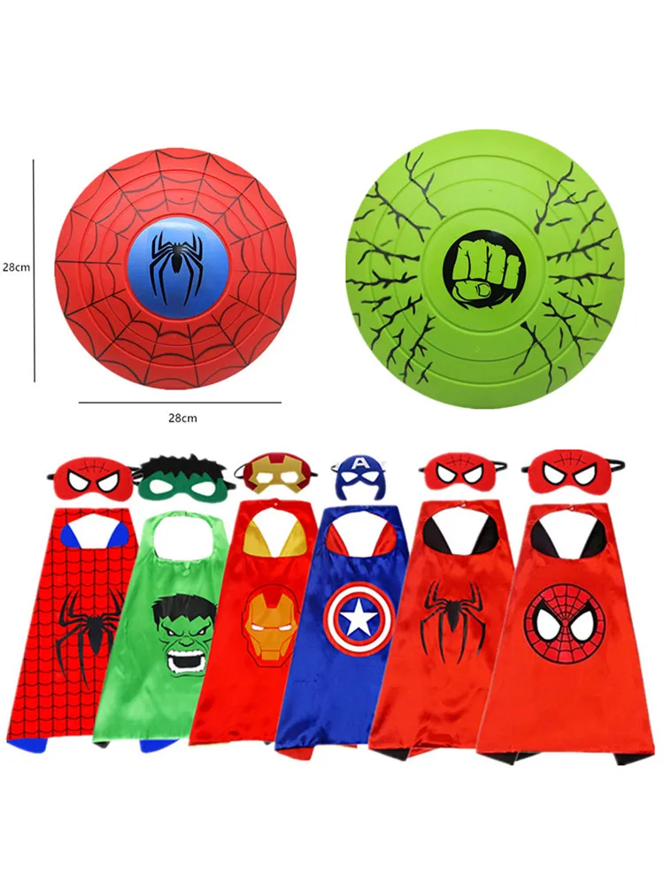 2PC Kids Avengers Hulk Gloves/Spiderman Gloves Cosplay Props Boy Girl Halloween Superhero Game Gloves Fantasy Party Gift