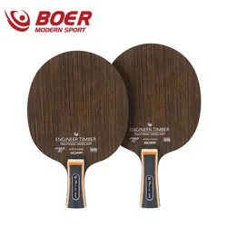 Professional 5 Ply Pure Wood Table Tennis Blade Racket Lightweight Ping Pong Paddle Bat Bottom Blade Table Tennis Accessories