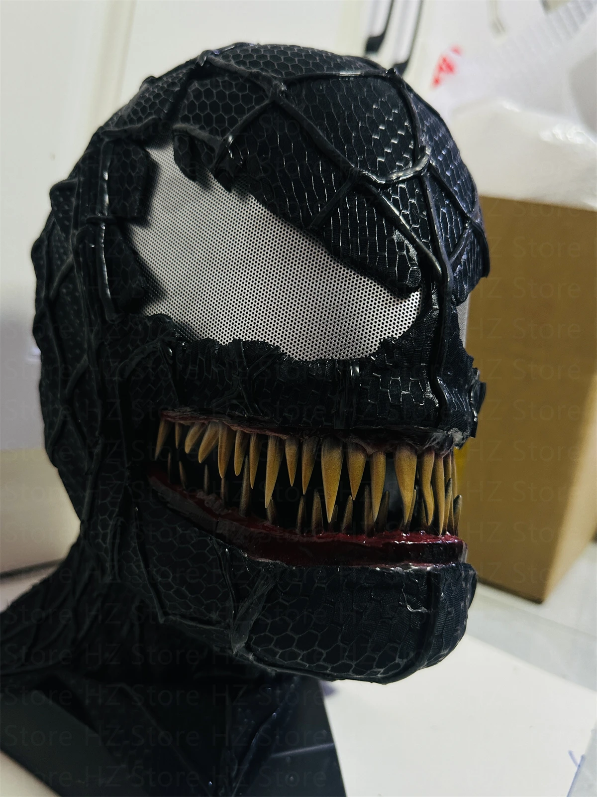 【joyydesign】新品 ヴェノム スパイダーマン 3Dマスク あご可動式 joyydesign】新品 ヴェノム スパイダーマン 3Dマスク あご可動式