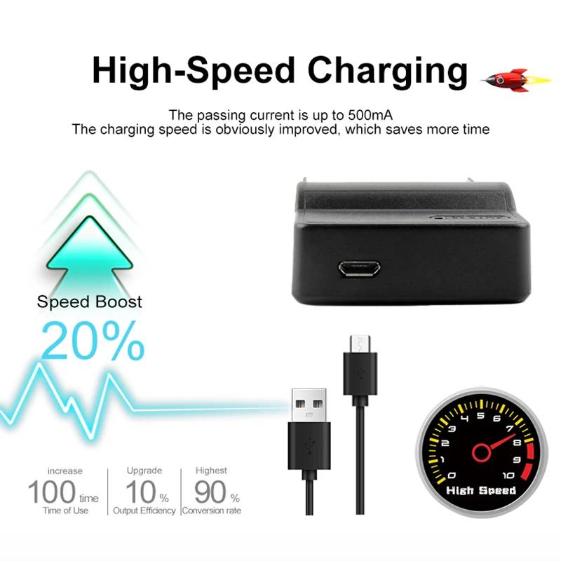 Batteria NP-20 per Casio Exilim EX-Z8, Z11, Z12, Z15, Z18, Z60, Z65, Z70, Z75