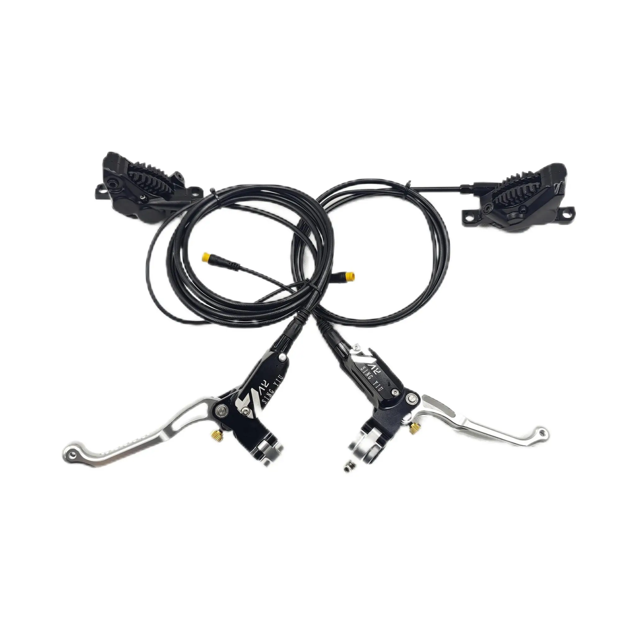 

Bafang-Mid Motor Hydraulic Brake, Electric Bicycle, Four-Piston Oil Brake, BBS0102HD, M200, M560, M500, M600, M510, M620