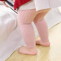 Leggings en tricot torsadé pour enfants, pantalons unisexes sans pieds pour nourrissons et tout-petits, collants sans couture tricotés pour bébés, collants longs en coton 5