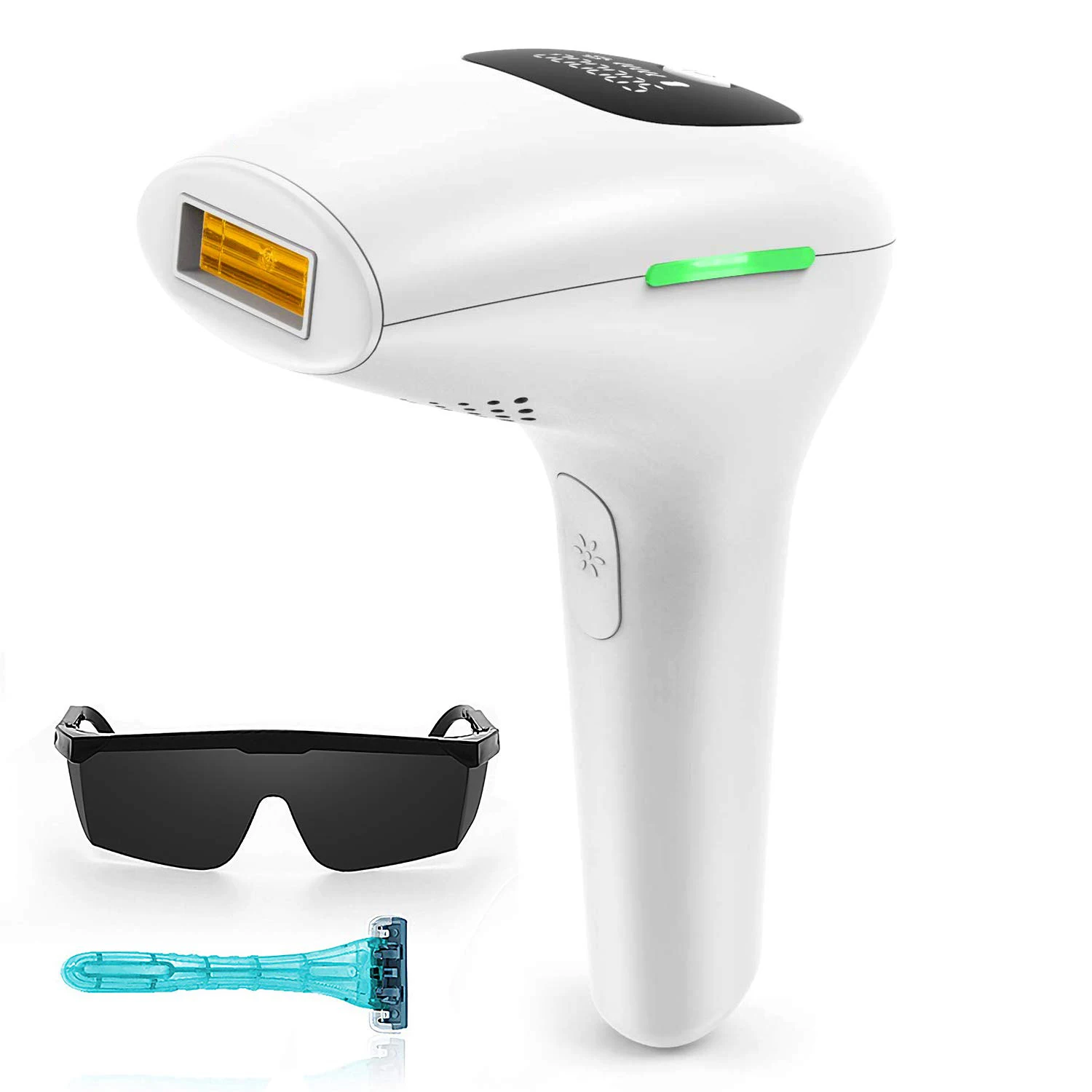 

CE ROSH FCC certificate 36w white black pink color dark hair removal device painless permanent IPL hair removal devicebikini