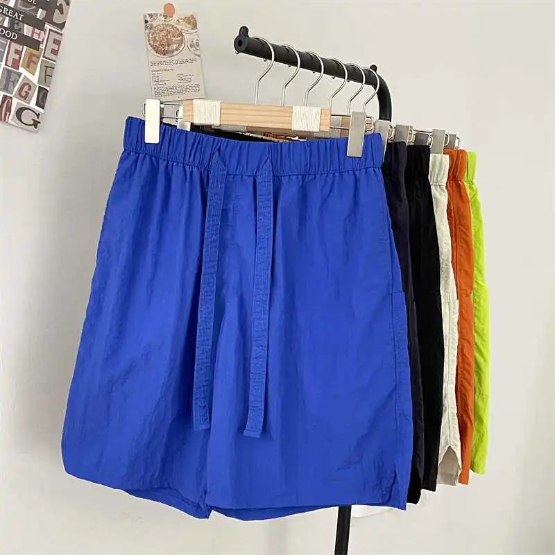Shorts Men's 2024 Summer Thin Trendy Quick-Drying Basketball Shorts Student Casual Fifth Pants Loose Comfortable Sports Shorts