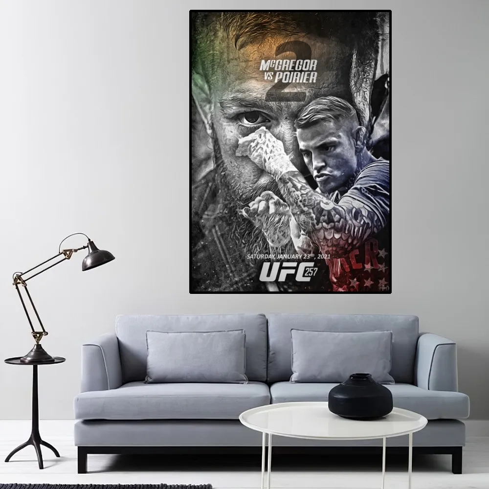 U-Ultimate Fighting Championship UFC Poster Home Room Decor Livingroom Bedroom Aesthetic Art Wall Painting Stickers poster prints diy poster sticker
