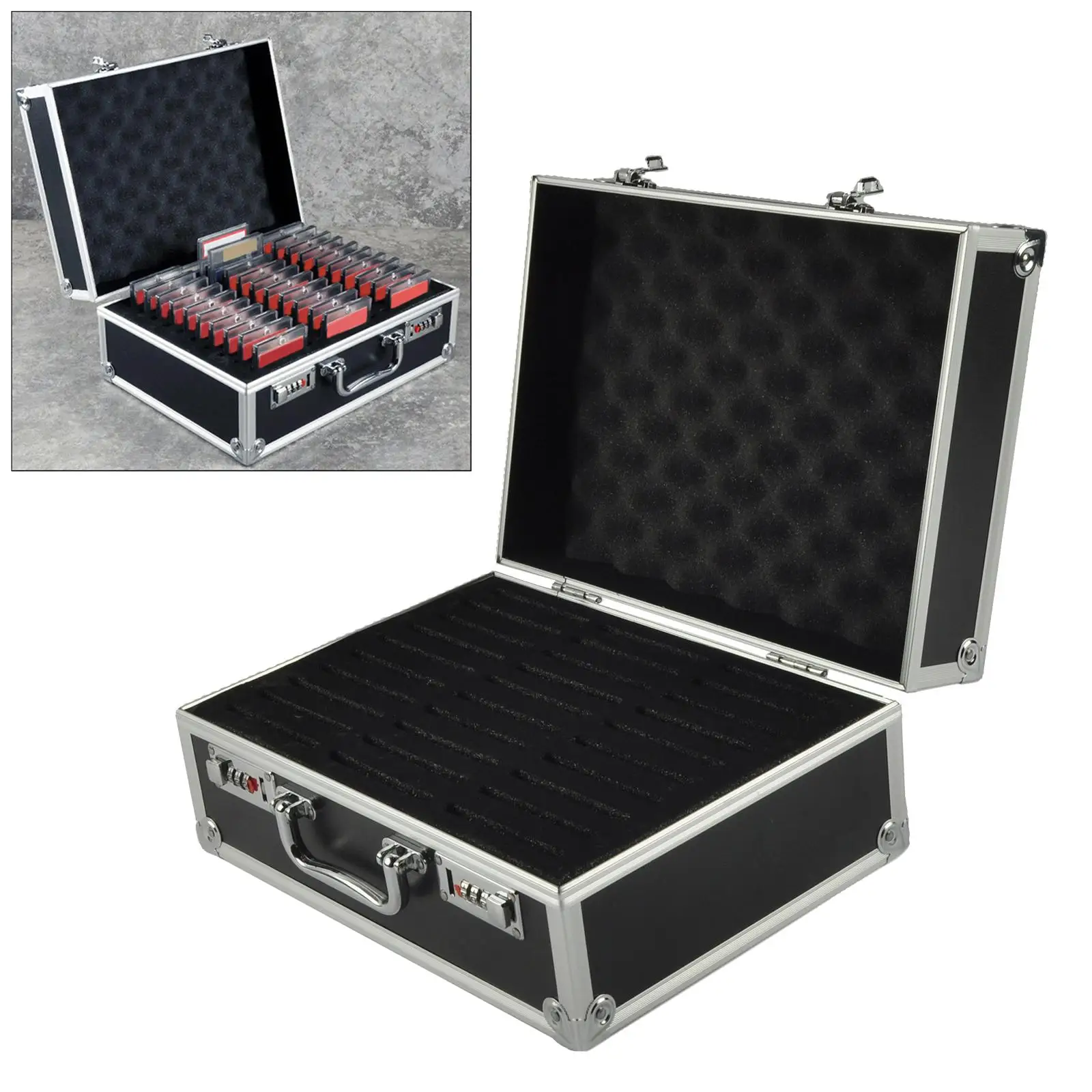 Trading Di Container Graduati Per Psa Baseball Sports Card Storage 35Pt Card Bricks Collector Organizer Container