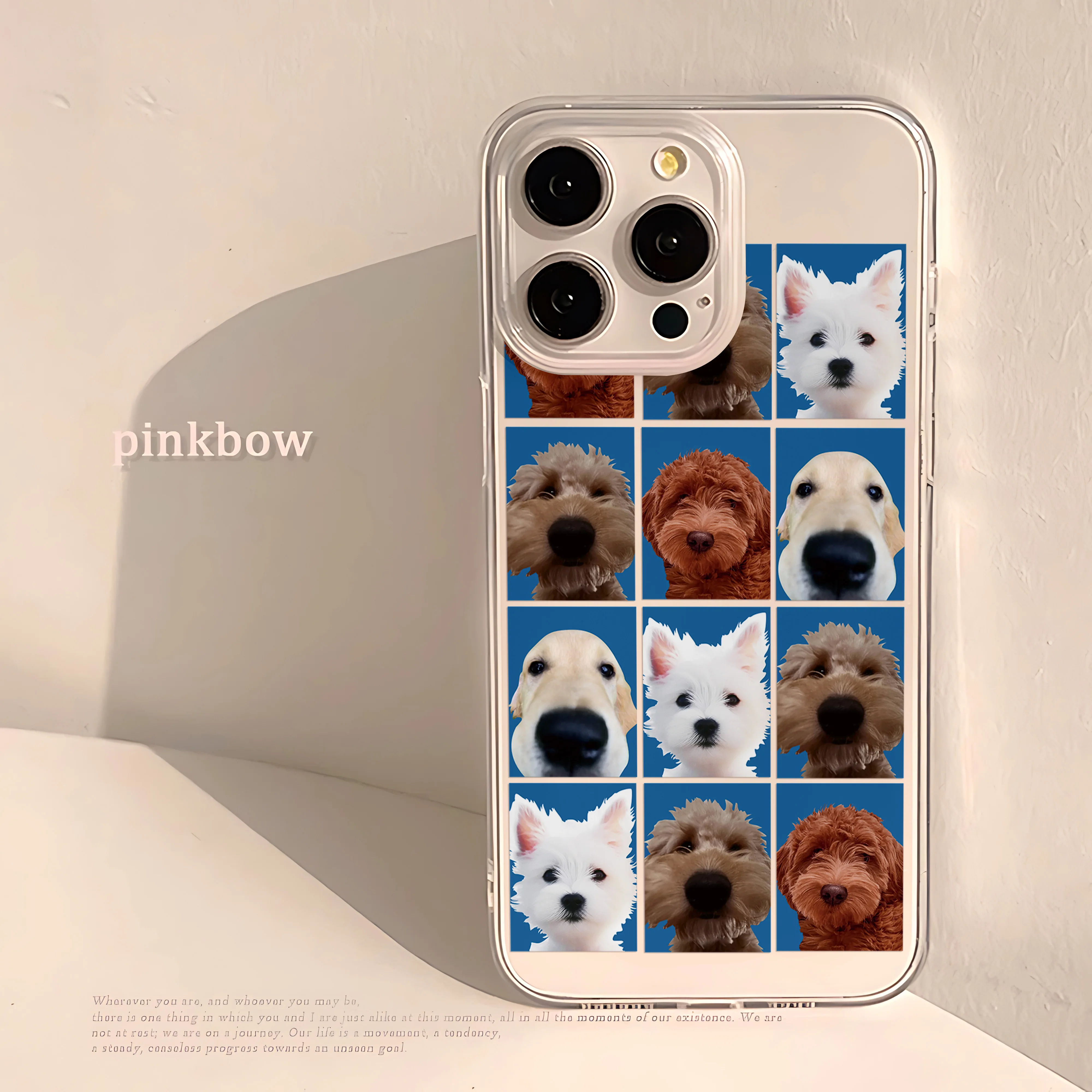 Korean Cute Cake Puppy Design Phone Case - Adorable INS Style Back Cover