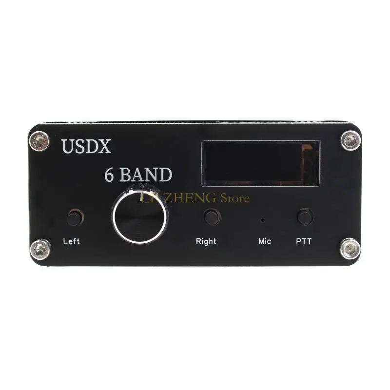 E56B USDR uSDX 6 밴드 트랜시버 OLED 디스플레이 80/40/20/17/15/10m QRP SSB/CW HF