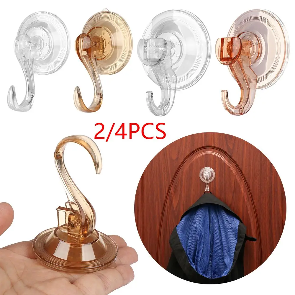 Description Picture 2 of itemReusable Household Transparent Kitchen Holder Storage Hanger Removable Suction Cup Wall Hooks Suckers Screw Wall Rack