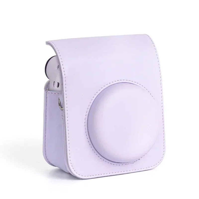 Premium PU Leather Camera Case with Shoulder Strap - Soft Protective Travel Bag