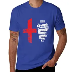 Alfa Car Drivers Stylish Grunge Logo Oversized White T - Shirt - XXXL (Blue)