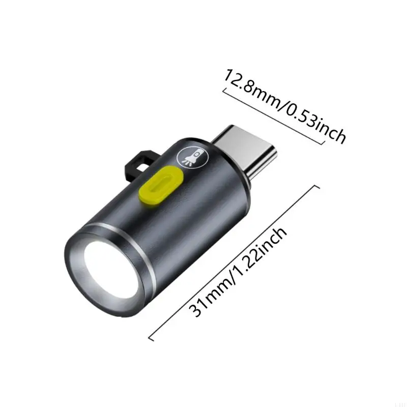 L41F Lightweight Mini Type C Flashlight USB C Torchs For Outdoor Activity&Emergencies