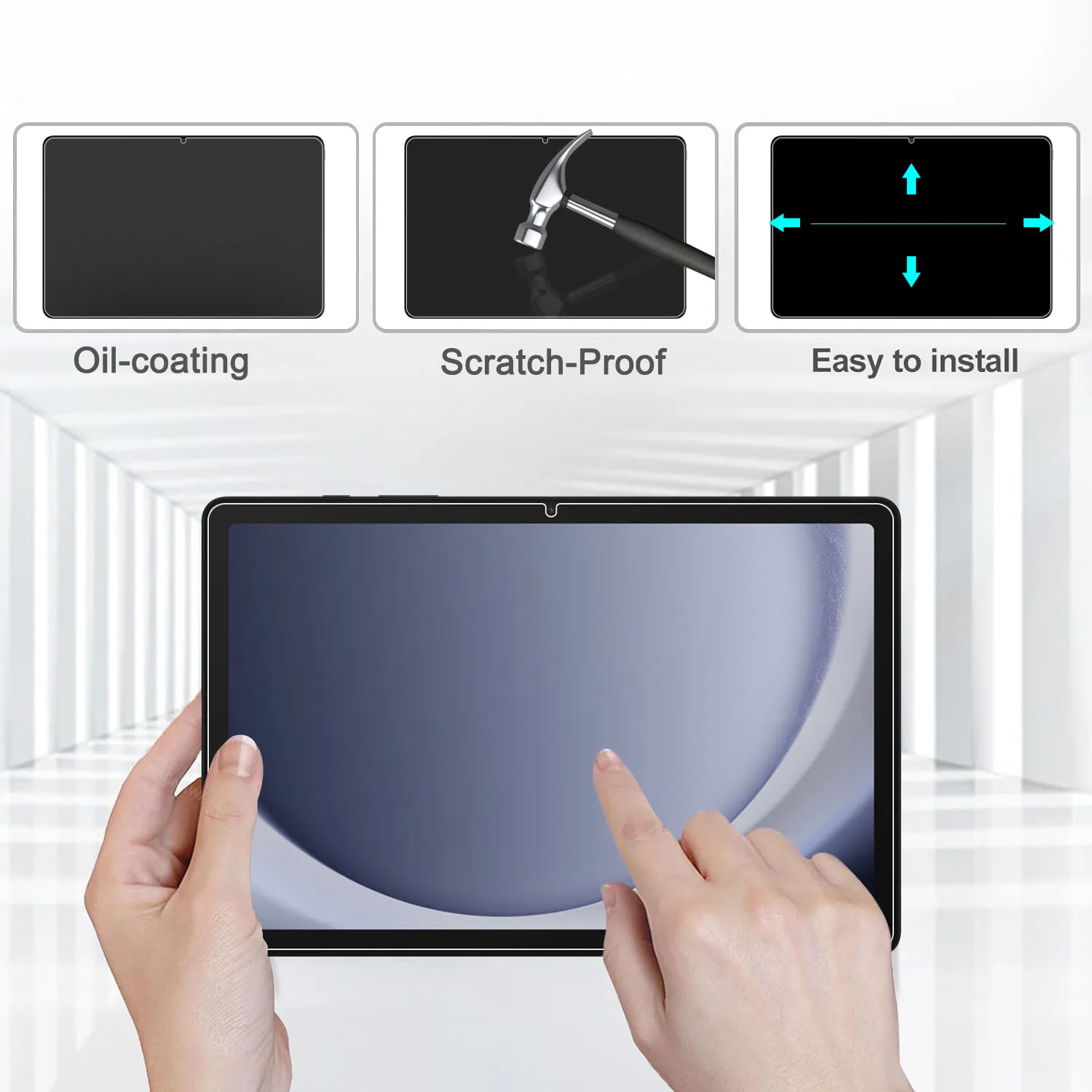 Premium HD Scratch-Proof Tempered Glass Screen Protector (2-Pack)
