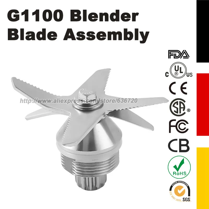 G2001 / G1100 / G5500 G7400 G7500 G7600 G7700 Blender Blade Assembly , Blender knife