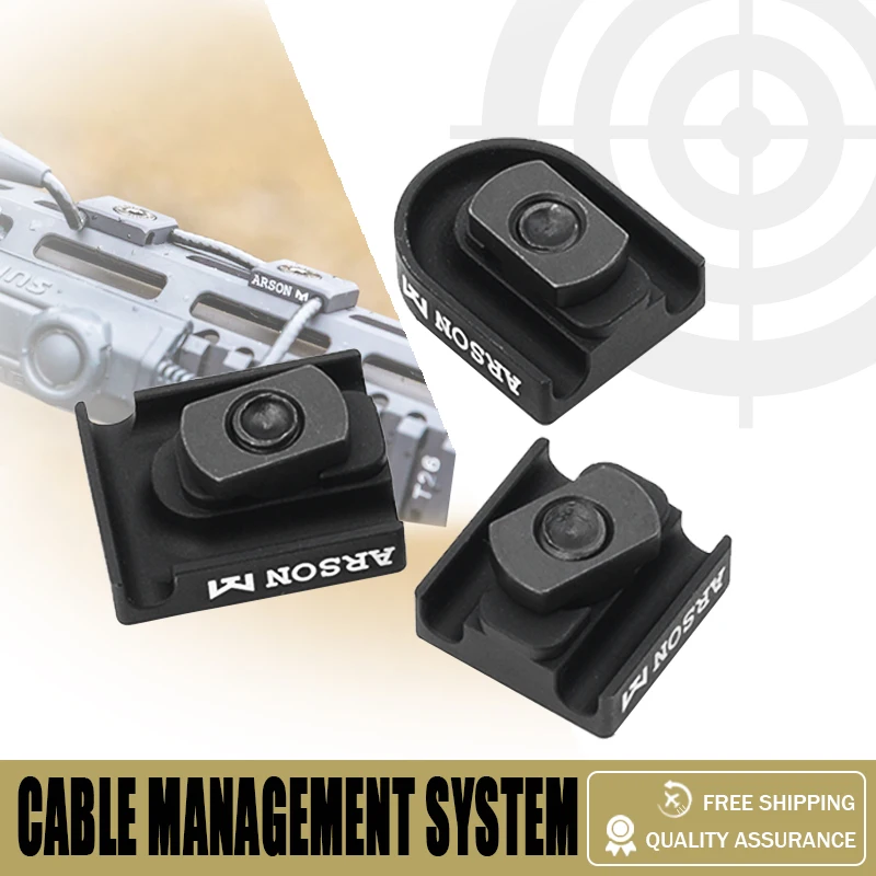 MLOKCableManagementSystem3pcsSetWireGuideRailCoverPicatinny