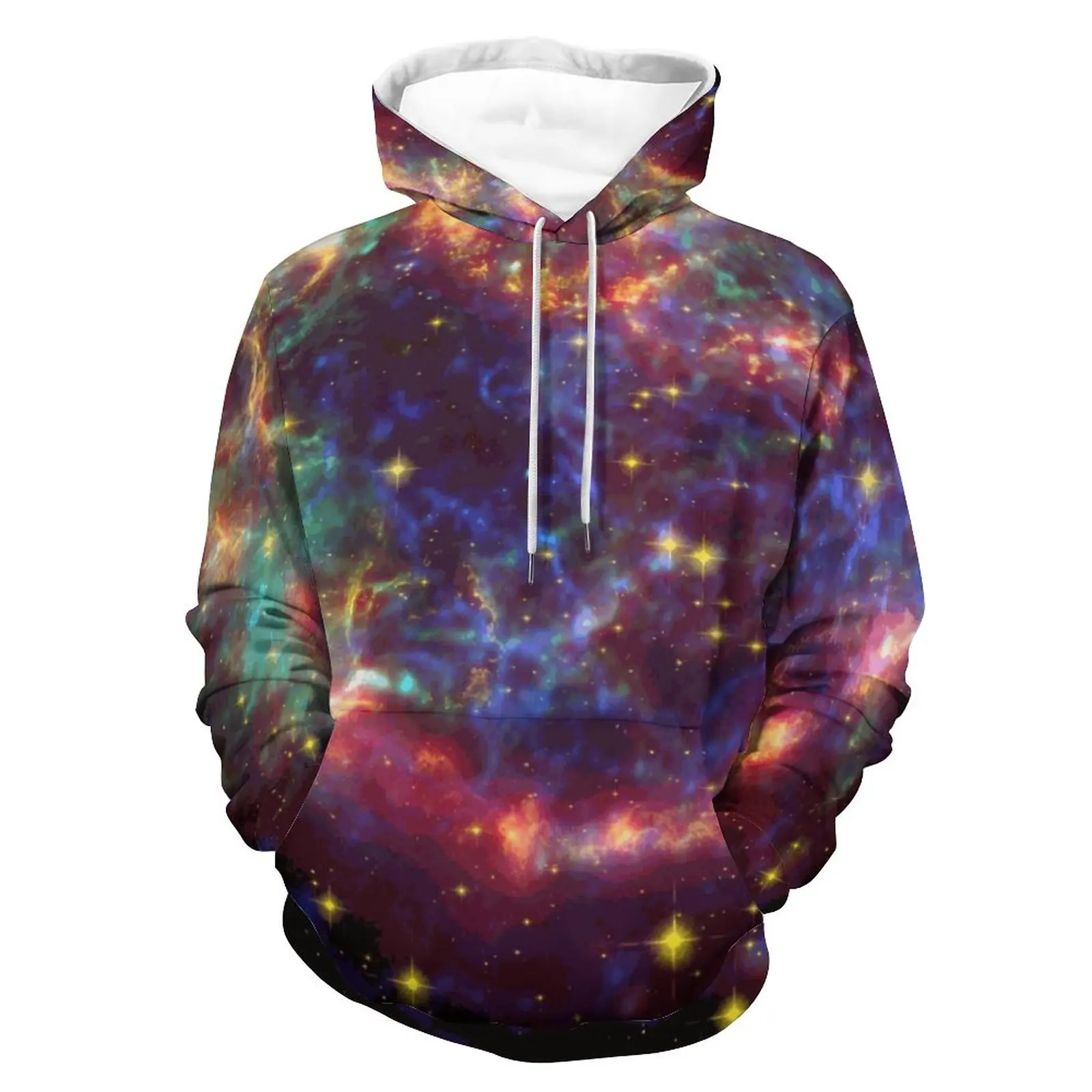 

Outer Space Planet Hooded Sweatshirt 3D Printed Men Women Fashion Long-Sleeved Leisure Pullover Drawstring Hoodie