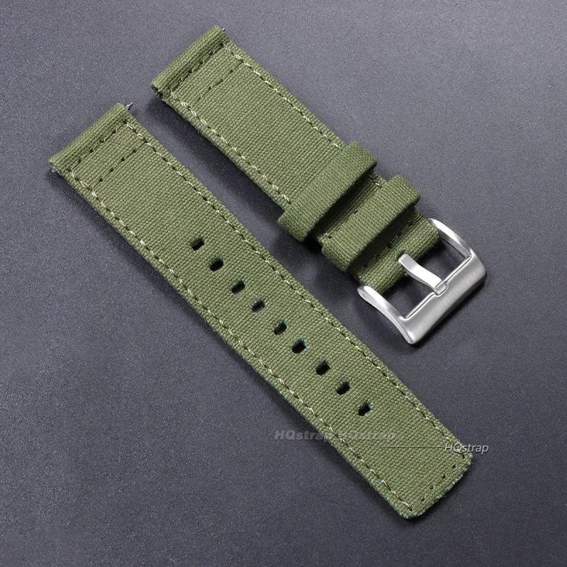 Premium Nylon Sport Watch Strap - Soft, Durable Canvas Wristband