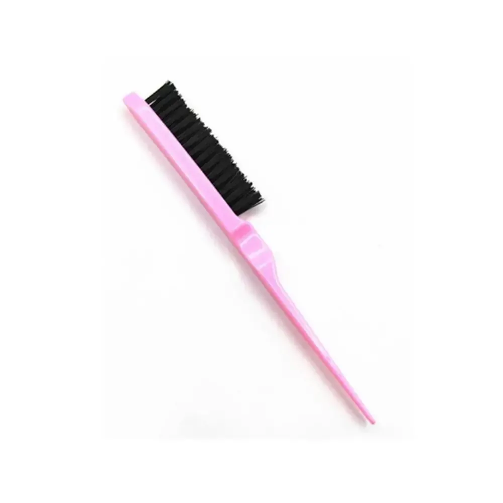 5pcs Hairdressing Tools Pointed Tail Comb Dual Head Eyebrow Brush Triple Row Comb Coiler Hair Salon Styling Comb 4