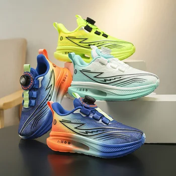Outdoor Exploration Kids Running Shoes Tough Breathable Material Durable Daily Sport Play Footwear